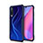 Custodia Silicone Trasparente Specchio Laterale Cover H01 per Xiaomi Mi A3 Blu