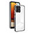 Custodia Silicone Trasparente Specchio Laterale Cover H01P per Motorola Moto G72