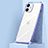 Custodia Silicone Trasparente Specchio Laterale Cover H02 per Apple iPhone 12