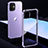 Custodia Silicone Trasparente Specchio Laterale Cover H02 per Apple iPhone 12 Mini