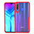 Custodia Silicone Trasparente Specchio Laterale Cover H02 per Huawei Honor 20 Lite Rosso