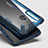 Custodia Silicone Trasparente Specchio Laterale Cover H02 per Huawei P30 Lite XL