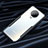 Custodia Silicone Trasparente Specchio Laterale Cover H02 per Xiaomi Redmi K30 Pro 5G Nero