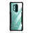 Custodia Silicone Trasparente Specchio Laterale Cover H03 per OnePlus 8 Pro