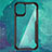 Custodia Silicone Trasparente Specchio Laterale Cover M01 per Apple iPhone 12 Pro