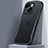 Custodia Silicone Trasparente Specchio Laterale Cover M01 per Apple iPhone 13