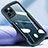 Custodia Silicone Trasparente Specchio Laterale Cover M01 per Apple iPhone 13 Pro