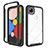 Custodia Silicone Trasparente Specchio Laterale Cover M01 per Google Pixel 4a