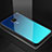 Custodia Silicone Trasparente Specchio Laterale Cover M01 per Huawei Mate 20 Blu
