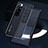 Custodia Silicone Trasparente Specchio Laterale Cover M01 per Xiaomi Mi 10 Ultra Nero