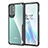 Custodia Silicone Trasparente Specchio Laterale Cover M02 per OnePlus 8T 5G
