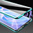 Custodia Silicone Trasparente Specchio Laterale Cover M02 per Oppo A91