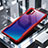 Custodia Silicone Trasparente Specchio Laterale Cover M02 per Samsung Galaxy Note 10 Plus 5G Rosso