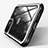 Custodia Silicone Trasparente Specchio Laterale Cover M03 per Apple iPhone 12
