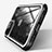 Custodia Silicone Trasparente Specchio Laterale Cover M03 per Apple iPhone 12 Pro Max