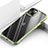 Custodia Silicone Trasparente Specchio Laterale Cover M03 per Apple iPhone 13 Mini