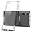 Custodia Silicone Trasparente Specchio Laterale Cover M03 per Samsung Galaxy Note 10