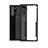 Custodia Silicone Trasparente Specchio Laterale Cover M03 per Samsung Galaxy Note 10 Plus Nero