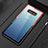 Custodia Silicone Trasparente Specchio Laterale Cover M03 per Samsung Galaxy S10e