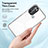 Custodia Silicone Trasparente Specchio Laterale Cover MQ1 per Motorola Moto G41