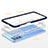 Custodia Silicone Trasparente Specchio Laterale Cover MQ1 per Samsung Galaxy M52 5G