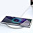 Custodia Silicone Trasparente Specchio Laterale Cover MQ1 per Samsung Galaxy Note 20 Ultra 5G