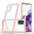 Custodia Silicone Trasparente Specchio Laterale Cover MQ1 per Samsung Galaxy S20 Plus 5G