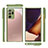 Custodia Silicone Trasparente Specchio Laterale Cover N02 per Samsung Galaxy Note 20 Ultra 5G
