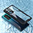 Custodia Silicone Trasparente Specchio Laterale Cover N04 per Huawei P40 Pro
