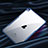 Custodia Silicone Trasparente Specchio Laterale Cover per Apple iPad Air 4 10.9 (2020) Blu