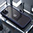 Custodia Silicone Trasparente Specchio Laterale Cover per Apple iPhone 11 Pro Blu