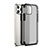 Custodia Silicone Trasparente Specchio Laterale Cover per Apple iPhone 12 Max Nero
