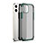 Custodia Silicone Trasparente Specchio Laterale Cover per Apple iPhone 12 Verde