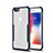 Custodia Silicone Trasparente Specchio Laterale Cover per Apple iPhone 6 Blu