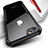 Custodia Silicone Trasparente Specchio Laterale Cover per Apple iPhone 6S Plus