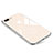 Custodia Silicone Trasparente Specchio Laterale Cover per Apple iPhone 8 Plus Oro
