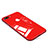 Custodia Silicone Trasparente Specchio Laterale Cover per Apple iPhone 8 Plus Rosso