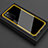 Custodia Silicone Trasparente Specchio Laterale Cover per Huawei Honor Play4 5G Giallo