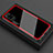 Custodia Silicone Trasparente Specchio Laterale Cover per Huawei Honor Play4 Pro 5G Rosso