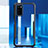 Custodia Silicone Trasparente Specchio Laterale Cover per Huawei Honor View 30 5G