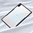 Custodia Silicone Trasparente Specchio Laterale Cover per Huawei MatePad Nero