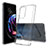 Custodia Silicone Trasparente Specchio Laterale Cover per Motorola Moto Edge S Pro 5G