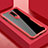 Custodia Silicone Trasparente Specchio Laterale Cover per OnePlus 6T Rosso
