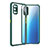 Custodia Silicone Trasparente Specchio Laterale Cover per Realme Q2 Pro 5G