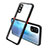 Custodia Silicone Trasparente Specchio Laterale Cover per Realme X7 5G