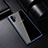 Custodia Silicone Trasparente Specchio Laterale Cover per Samsung Galaxy Note 10 Plus Blu