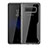 Custodia Silicone Trasparente Specchio Laterale Cover per Samsung Galaxy Note 8 Duos N950F Grigio