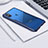 Custodia Silicone Trasparente Specchio Laterale Cover per Xiaomi Mi Mix 3 Blu