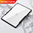 Custodia Silicone Trasparente Specchio Laterale per Apple iPad Mini 5 (2019) Nero