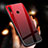 Custodia Silicone Trasparente Specchio Laterale per Xiaomi Mi Play 4G Rosso